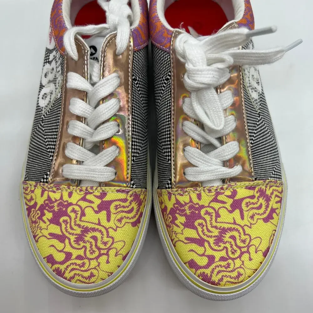 AIRWALK Alya Sneakers Shoes for Women Multi colored graphic design Size 6.5M